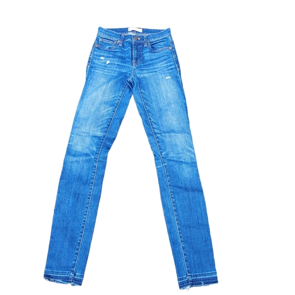 Madewell Denim - Madewell Jeans High Rise Skinny 23" Distressed Denim Pants Y2K Grunge Essential
